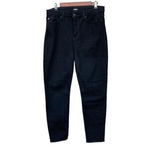 Hudson Blair High Rise Super Skinny Black Jeans 32